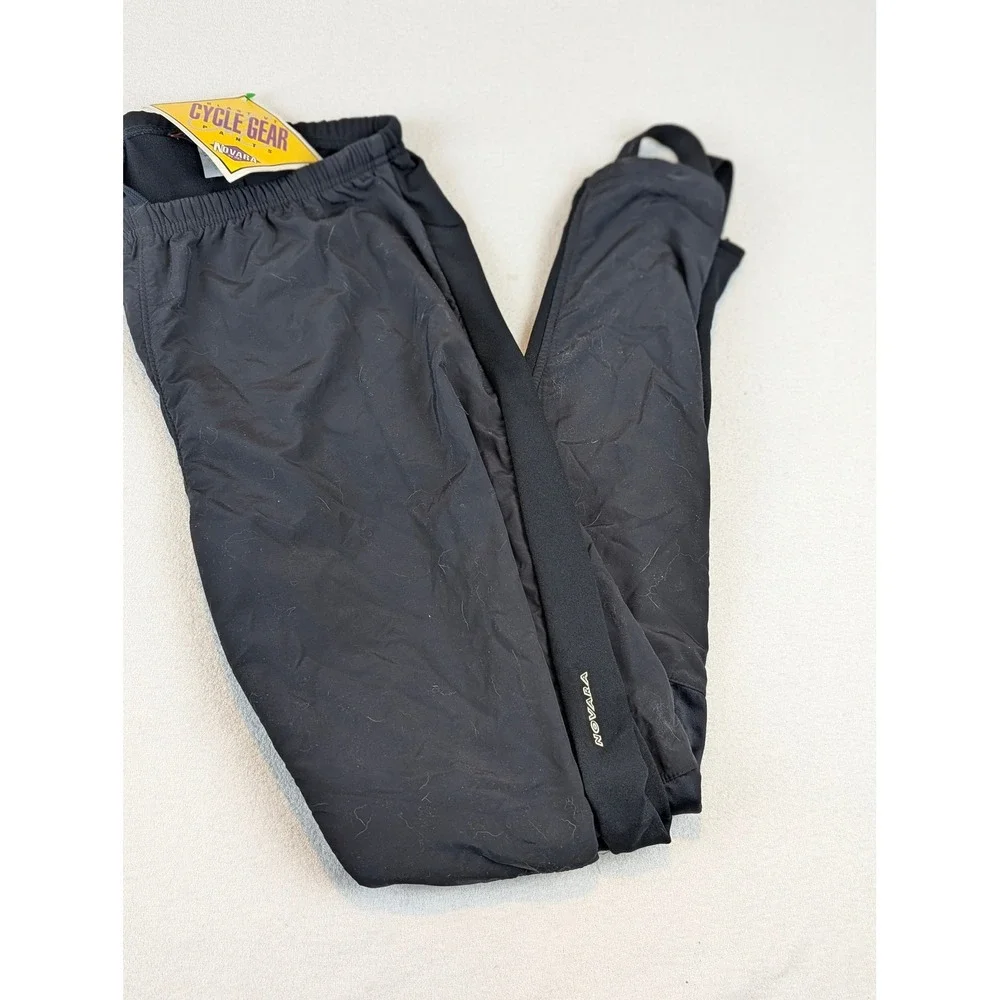 Novara by REI Mens X Large Black Cycle Blast Vermont Gear Pants Stirrups Zippers
